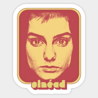 Sinéad O'Connor /// Retro Styled Aesthetic Design Sticker